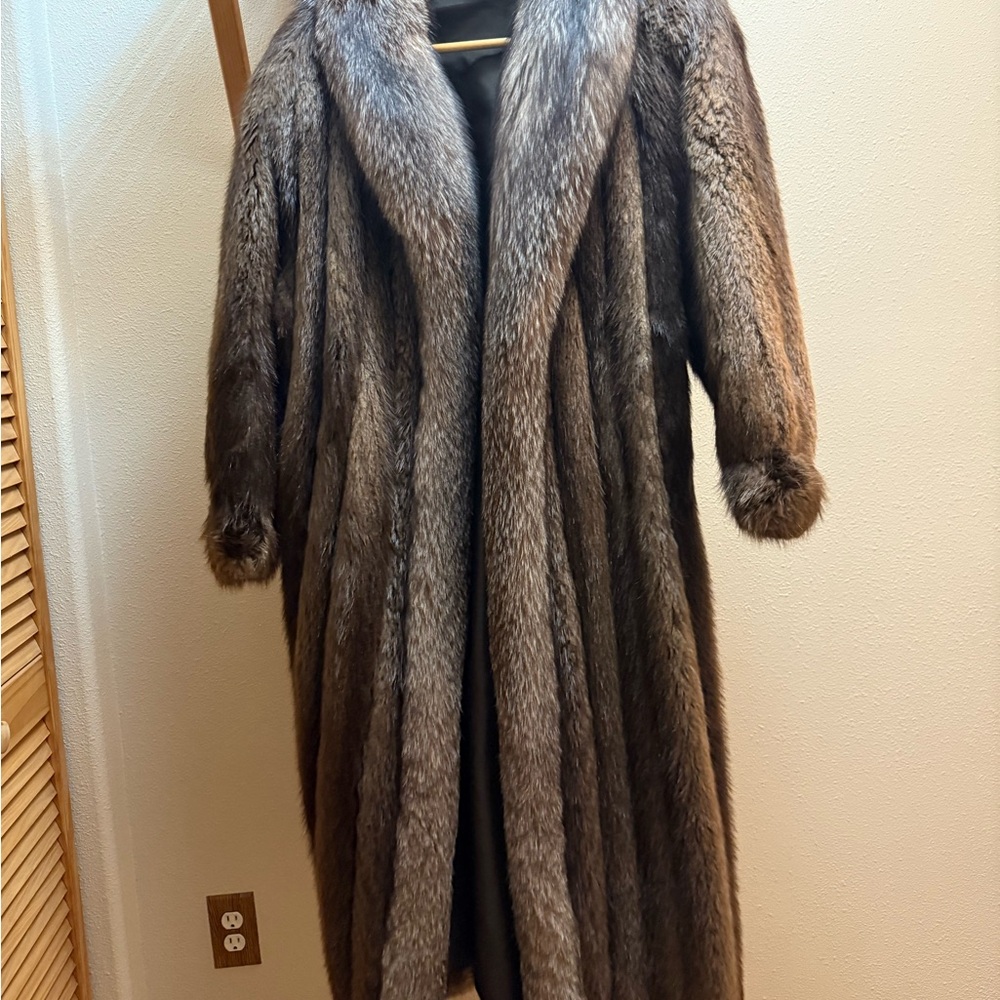 Vintage Full Length Real Fur Coat - Gorgeous!!
